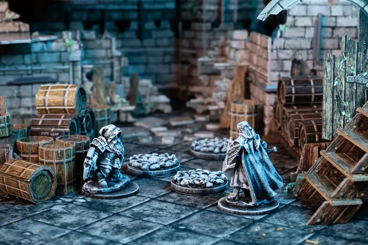 Karsti and Skarn delving deep into the basement of Wizard's Tower