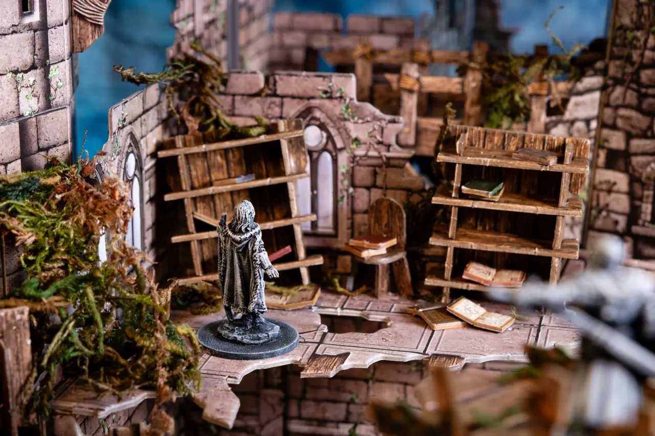 Nellandra searching the crumbling tower