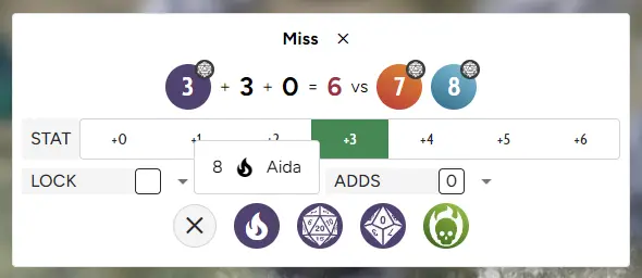 Sundered Isles dice roller