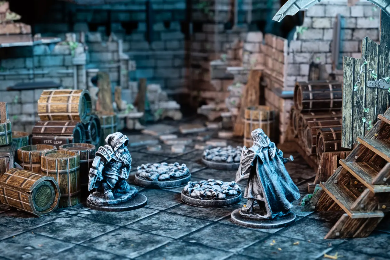 Karsti and Skarn delving deep into the basement of Wizard's Tower